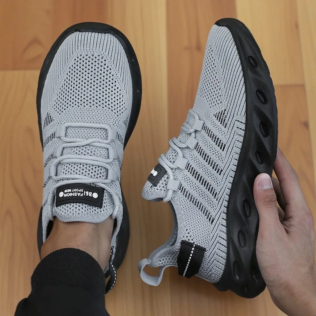 Men's Thick Soled Sports Shoes for Spring and Summer Women's Breathable and Shock-absorbing Fashionable Running Shoes Bare Foot — image 2