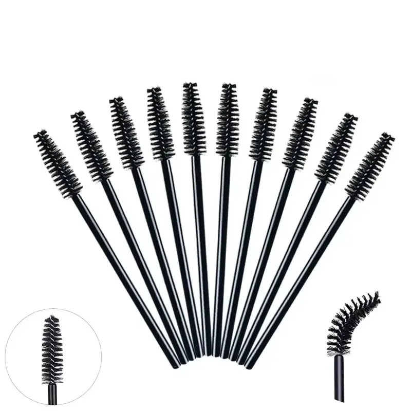 50pcs Disposable Makeup Tools Eyelash Brushes Eyelashes Extension Tools Eyebrow Brush Mascara Wands Applicator Spoolers — image 4
