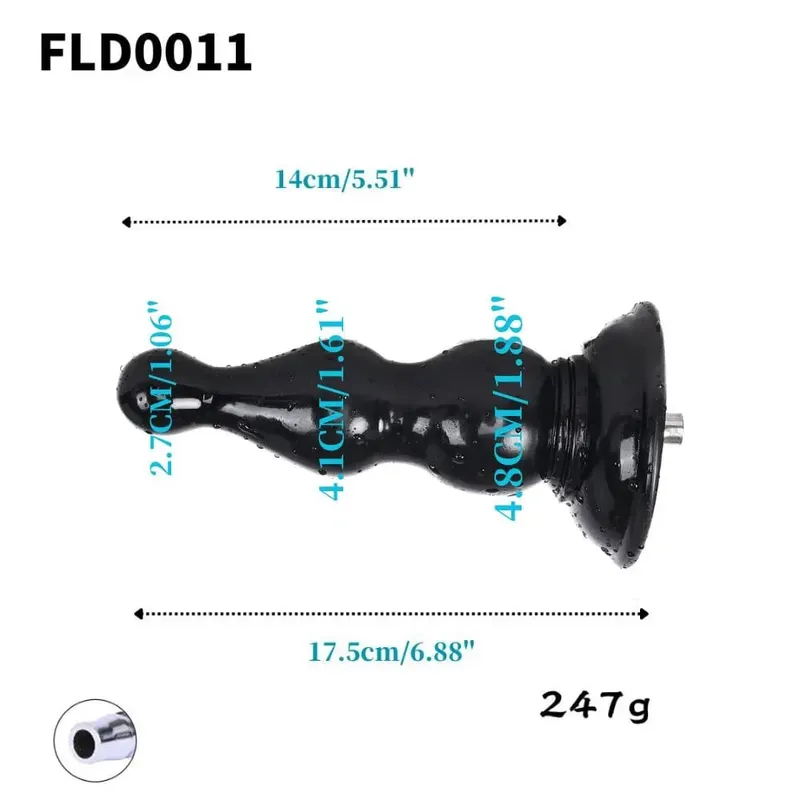 Sex Machine Big Black Dildos Quick Connector masturbation Vibrator Realistic Dildos For Women Attachments Sex Toy for Adults — image 22