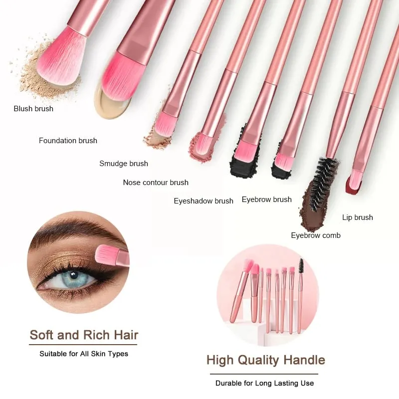 3pcs Makeup Kit 120 Colors Eyeshadow Palette With 8Pcs Makeup Brushes & Foldable Silicone Brush Cleaning Bowl for Daily Parties — image 6