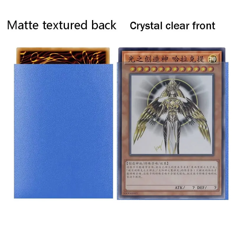 100 PCS 62×89mm Japanese Size Protective Sleeves for YGO Card Game Cards Frosted Card Sleeves Cover for Sports Cards — image 9