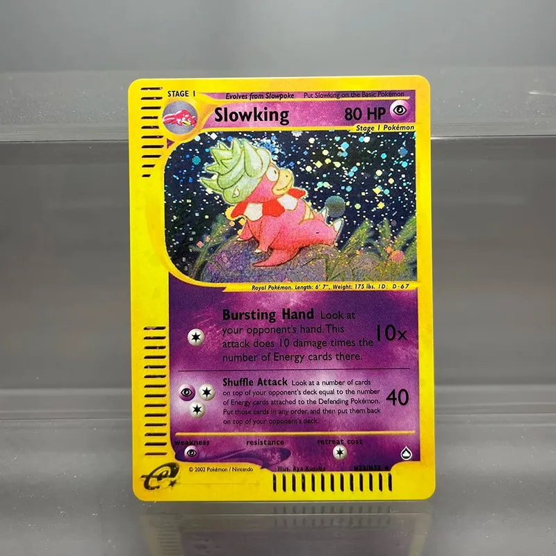 PKM-Karten Steelix Alakazam Scizor Einzelfolienkarten Raichu Slowking Game Collection-Karten PTCG-Ersatzkarten Aquapolis-Serie — image 12