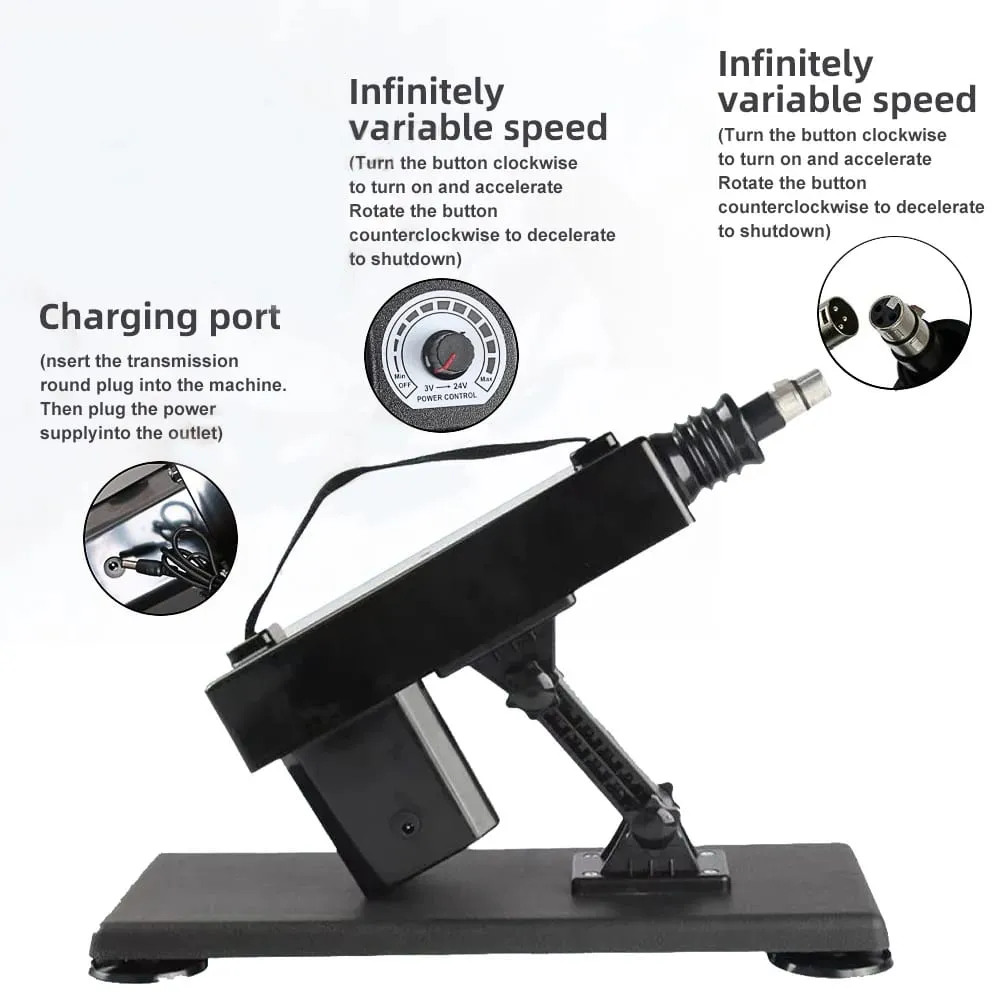 Powerful Automatic Thrust Sex Machine Device Gun Strap Dildo Vibrator Clitoral G-Spot Massager Vagina Masturbation Sex Toy Men