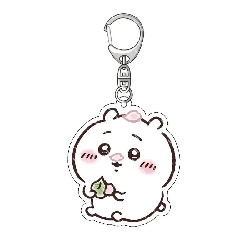 jiyi Pendant Anime Comic Acrylic Peripheral Keychain Hachiware Usagi Cute Pendant Bag Hanging Decoration Decoration