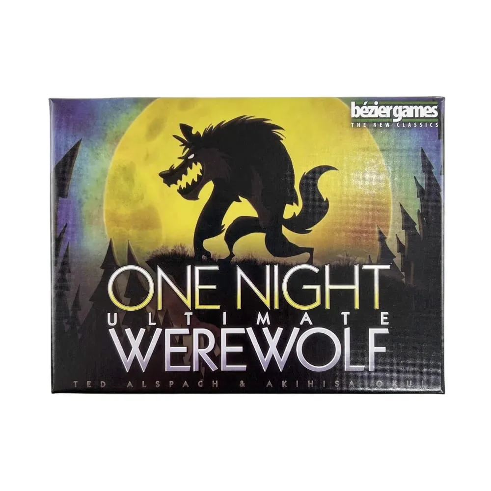 Bezier Games | One Night Ultimate Werewolf | Board Game | Ages 14+ | 3-10 Players | 10 Minutes Playing Time