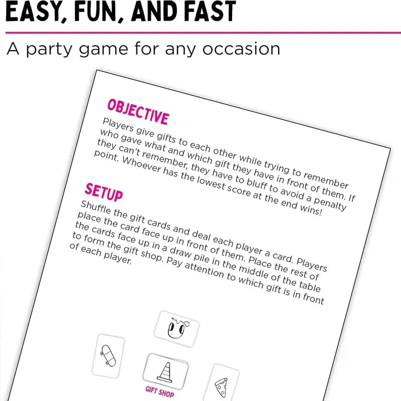 That's Not A Hat-Fun Bluffing & Memory Party Game for All Ages Components | Ideal for Family Gatherings | Great Replay Value