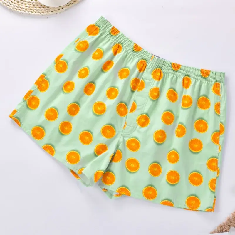 Men Underwear Boxers Shorts Cotton Sleep Underpants High Quality Brands Short Printed Loose Comfortable Homewear Men's Panties — image 11