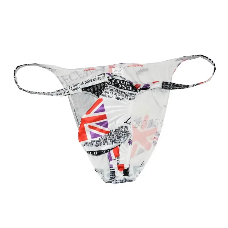 Sexy The Newspaper Printed Underwear Men Pants Bikini Mini Briefs Men's Super Soft & Smooth Briefs — image 9