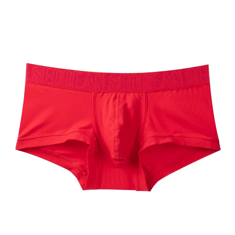 Men's Boxers Cotton Underwear Boxer Shorts Sexy Men Boxer Briefs Solid Color Underpants Boxer For Man