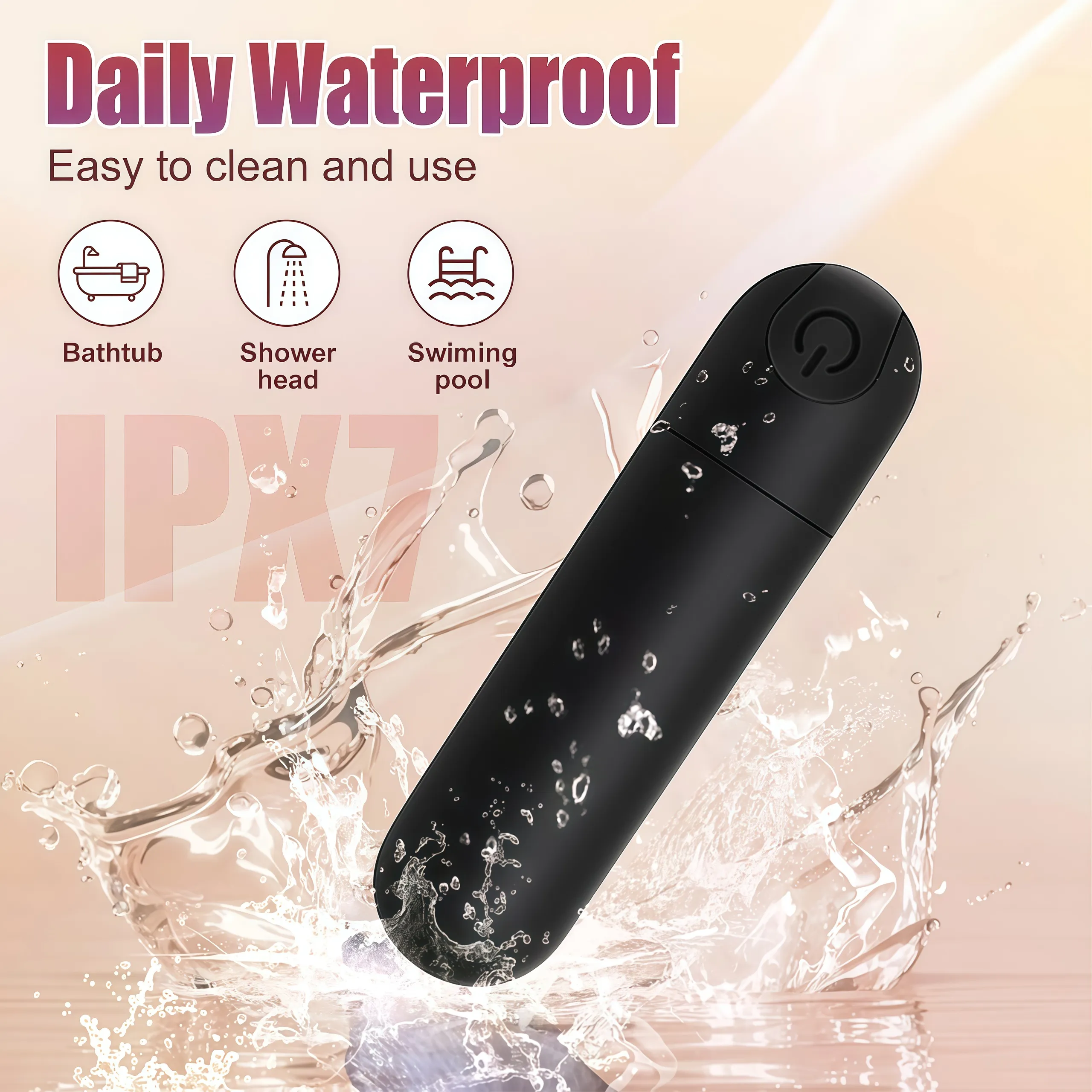 Penggetar G Spot Kuat untuk Wanita Stimulator Klitoris Peluru Mini Pemijat Vagina Sumbat Anal Mainan Seks Masturbasi Telur Bergetar — image 2