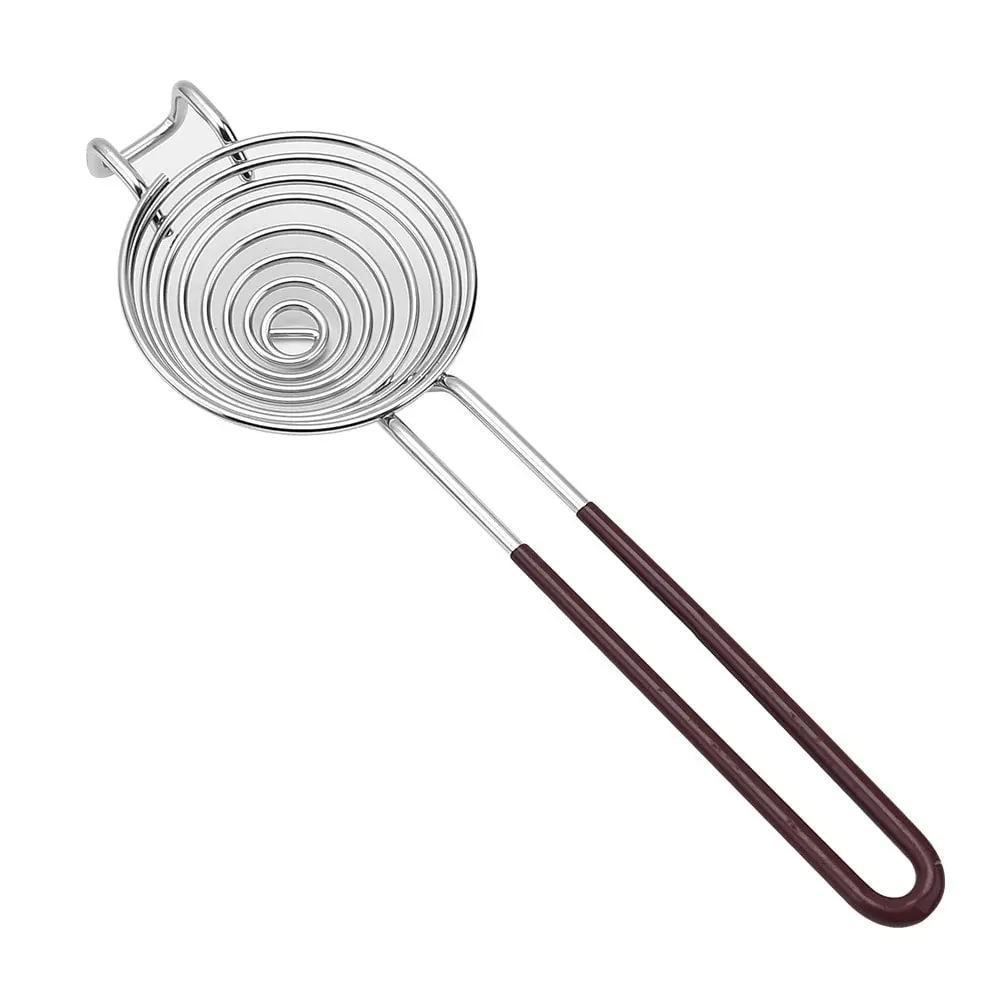 1Pc stainless steel egg white separator creative extended handle protein egg white egg yolk separator hot pot fishing — image 3