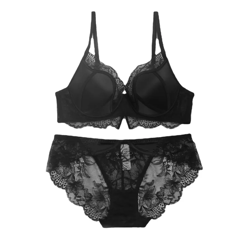 European Luxury Satin Bra Set - Corset Style Underwire Lingerie with Side Support & Lift Anti-Sagging Sexy Womens Undergarments — image 11