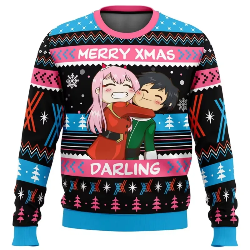 Anime One Piece Luffy boże narodzenie brzydki sweter 3D bluza topy jesienno-zimowa Cosplay święty mikołaj swetry swetry prezent