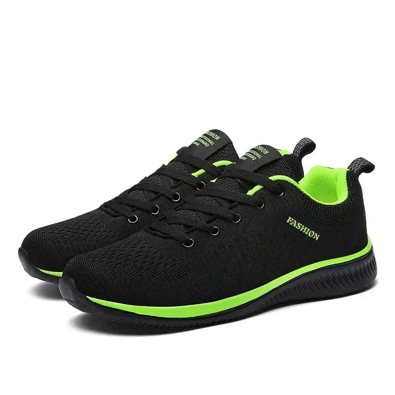 Men Running Walking Knit Shoe Casual Sneakers Breathable Sports Running Athletic Gym Lightweight Outdoor Women Shoes Size38-47 — image 11