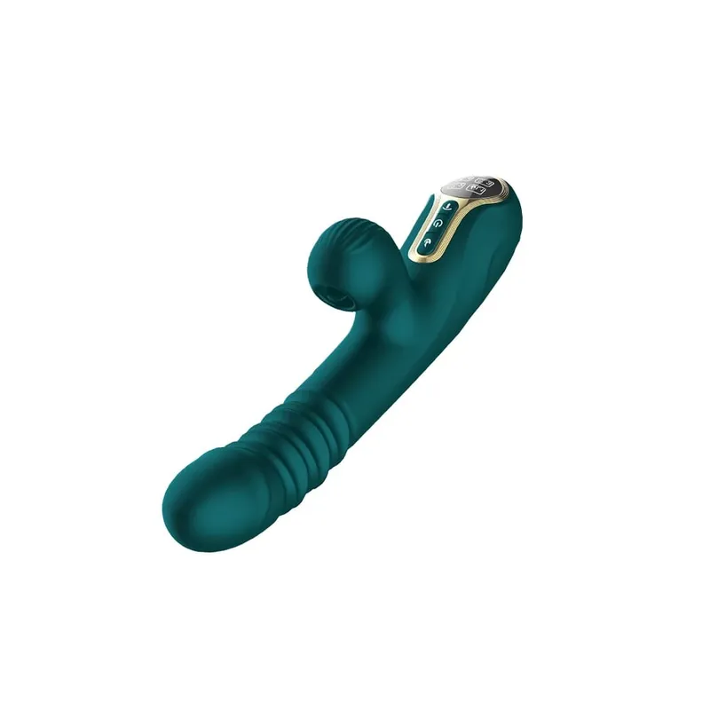 Women Retractable Vibrator Dildo Fast Piston Heating Sucking Tongue Licking G-Spot Nipple Vagina Masturbator Sex Toys for Couple — image 10