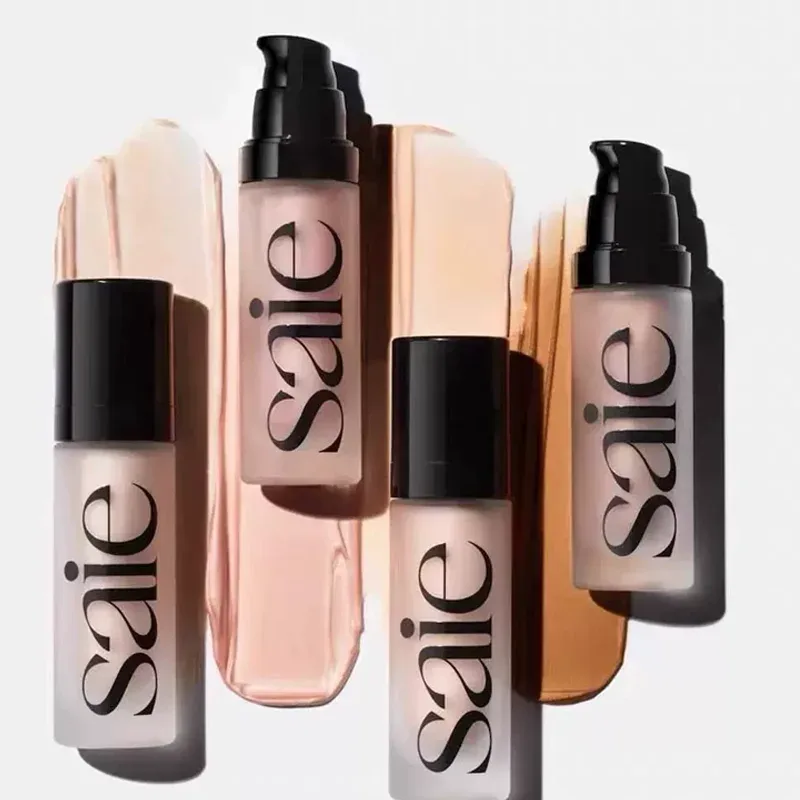 Saie Hydrating Blendable Dewy Liquid Blush Matte Sponge Head Blusher Natural Lasting Brighten Facial Contour Blush Tint Makeup — image 4