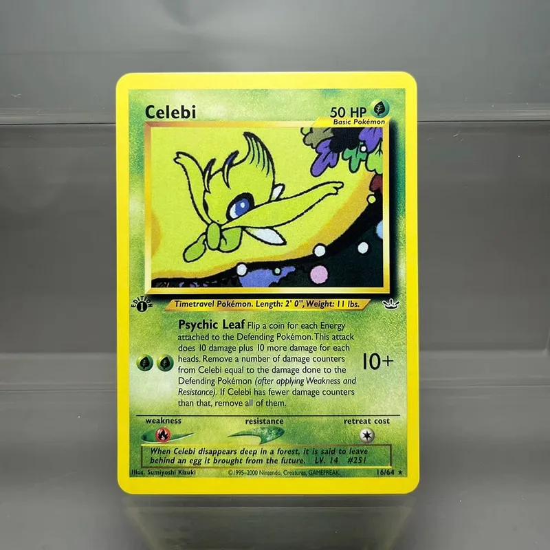 PKM Foil Cards Houndour Celebi Houndoom 1st Edition 1996 Single Cards Game Collection Cards PTCG Proxy Cards — image 32