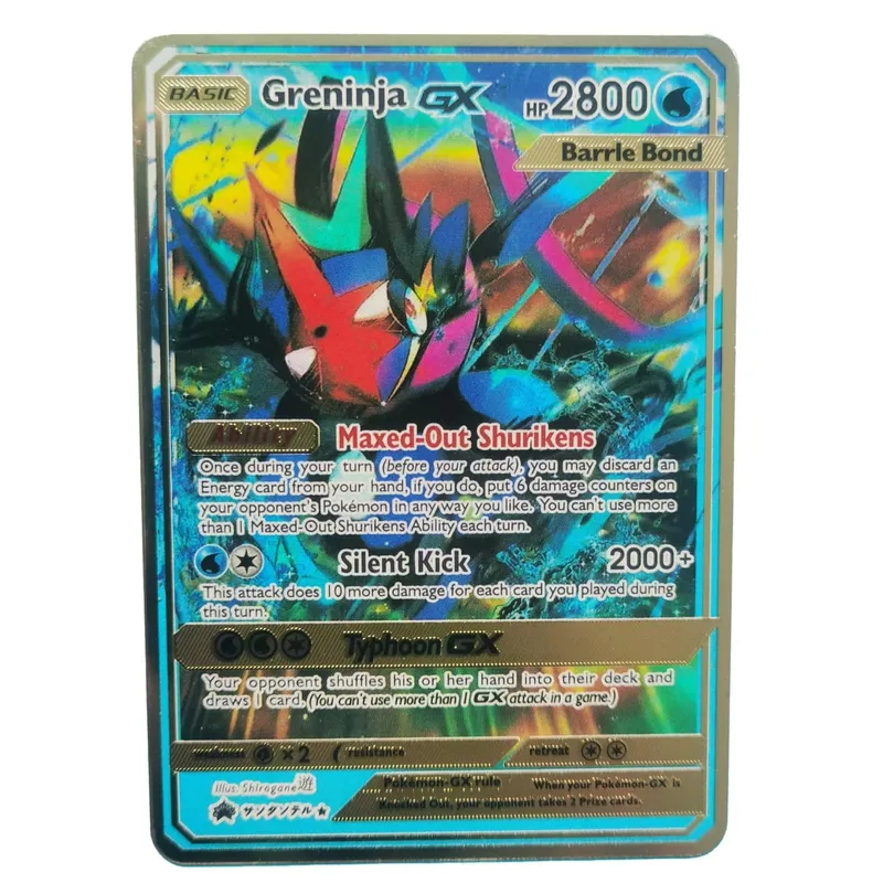 Van Gogh Museum Pokemon English Metal Card Anime Pikachu Charizard Mewtwo Shiny Letters Game Collection Card Kids Toy Gifts — image 8