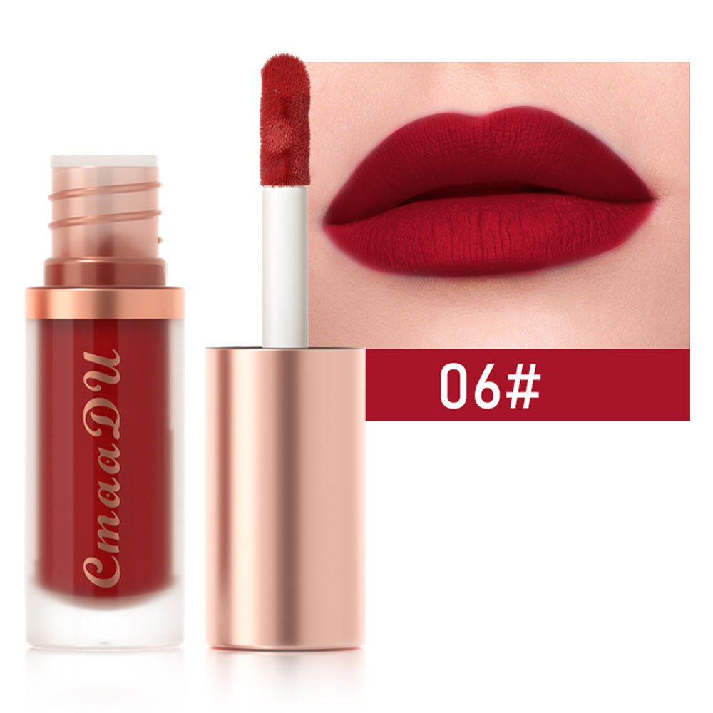 1pcs Waterproof Matte Velvet Lip Glaze Moisturizing Long Lasting Non-stick Cup Not Easy To Fade Lip Gloss Lipstick Makeup — image 15