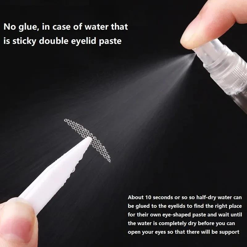 240PCS Eyelid Tape Double Glue Sticker Invisible Double Fold Eyelid Lace Paste Clear Beige Stripe Self-adhesive Eye Makeup Tool — image 3