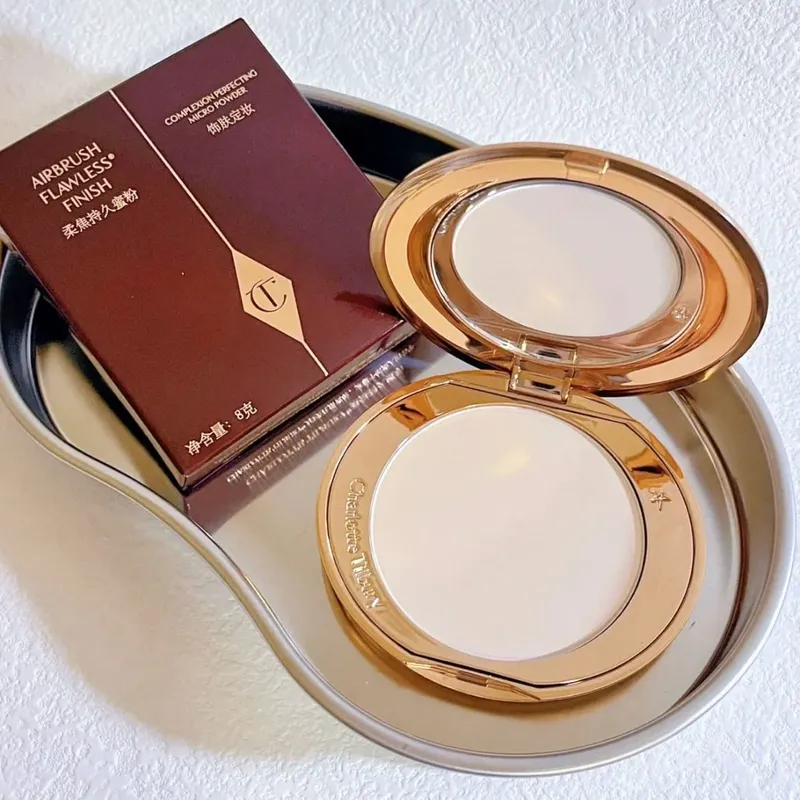 New Charlotte Tilbury Two Color Heart Shaped Powder Blusher Setting Spray Oil Control Powder Blusher Air Cushion Pen Cosmetic — image 6