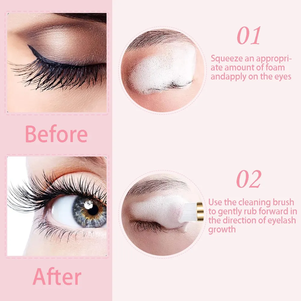 20/40 ks 60ml plastové plnitelné nepropustné lahvičky s prázdnou pumpičkou na řasy Sada cestovního dávkovače mýdla na mýdlo na make-up — image 4