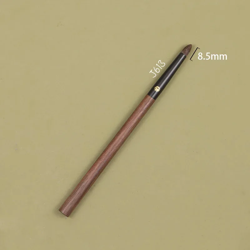 Professional Handmade Makeup Brushes 1PC Washed Horse Hair Pencil Eye Shadow Blending Brush Walnut Handle Make Up Brush