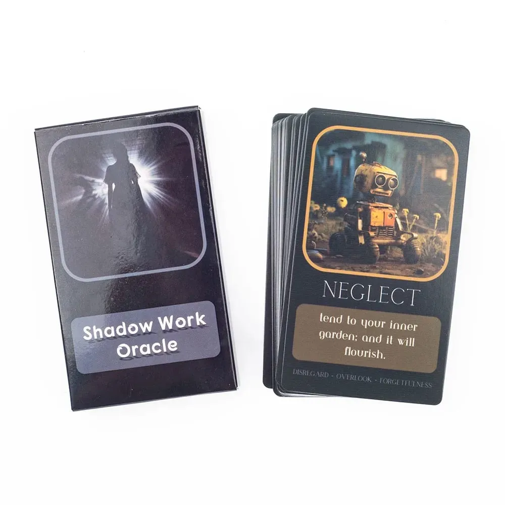 Shadow Work Oracle for Family Party High Quality Fortune Borad Game Deck with 33 English Visions Divination Cards 10.3*6.1cm — image 4