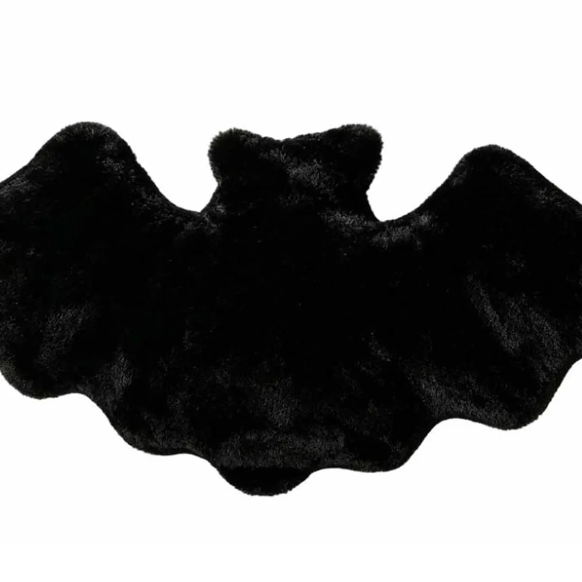 Gothic-Wurfkissen, 45 x 23 cm, Halloween-Dekokissen, pelzige Fledermaus-Plüschkissen für Halloween, dekoratives Zuhause, Sofa, Bett — image 7
