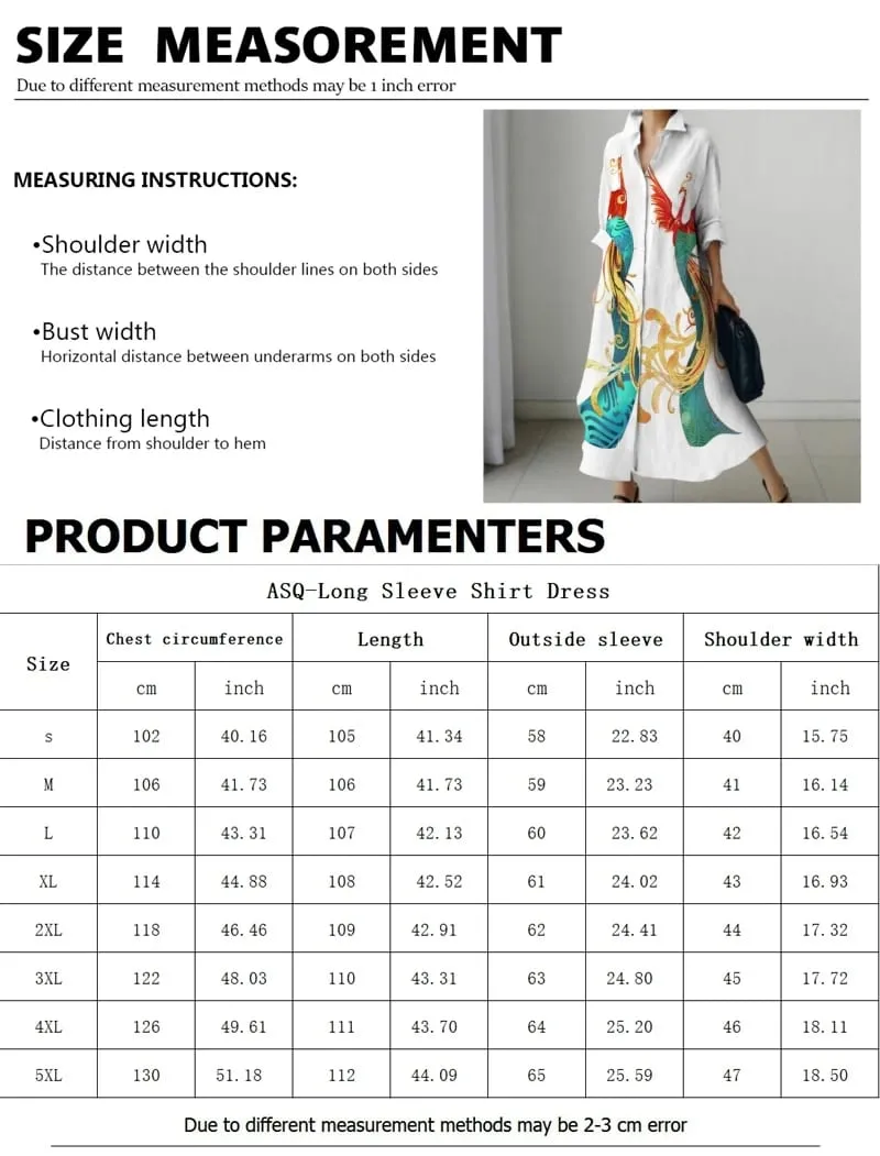 Casual Long Oversized Loose Long Sleeve Shirt Dresses Women's Elegant Repeatable V Neck Holiday Dresses 2023 Autumn — image 6