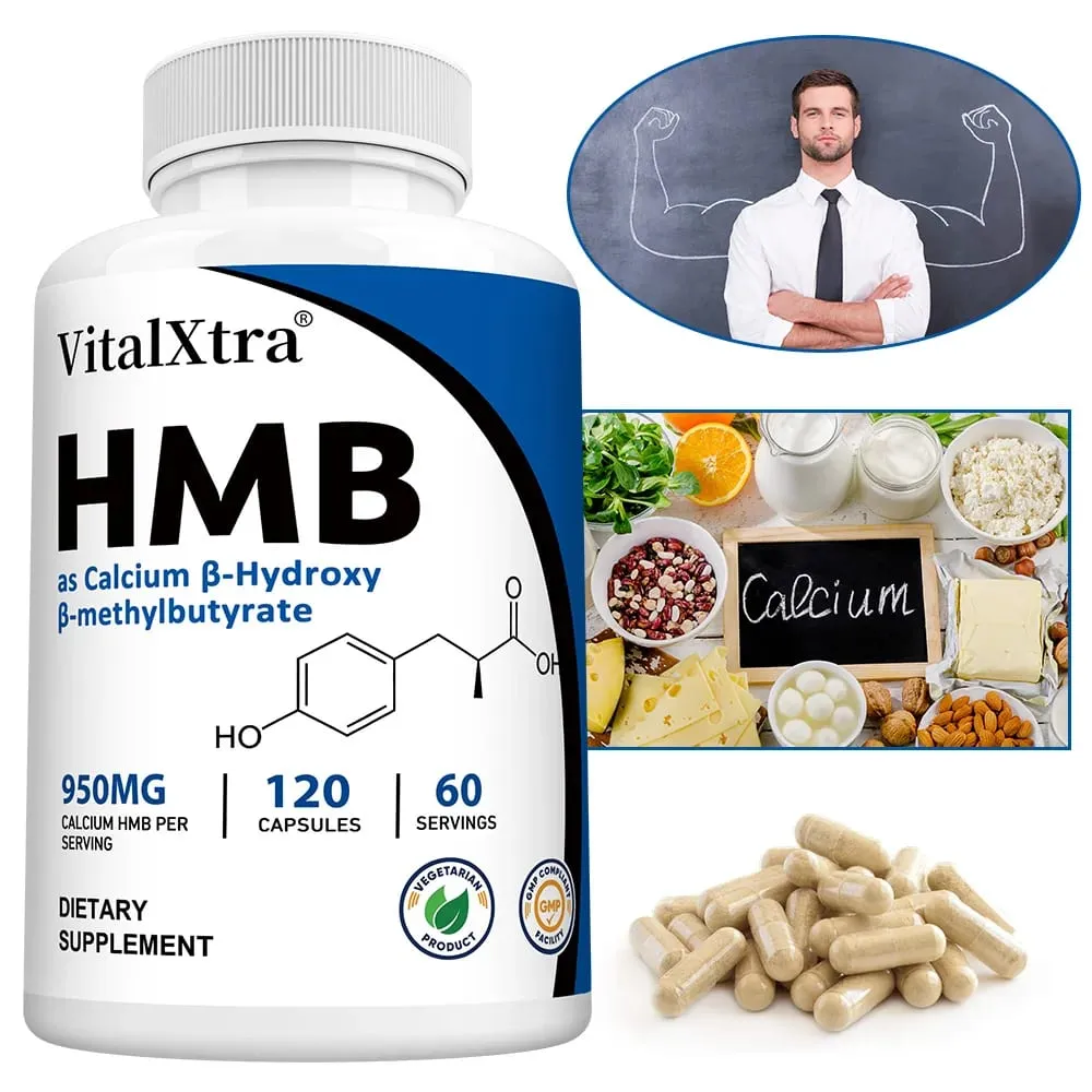 Highly Absorbable HMB Supplement – Supports Muscle and Movement Enhances Strength and Reduces Skeletal Muscle Damage — image 2
