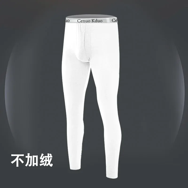 Men Long Johns Thermal Skin-Friendly Underwear Winter Warm Long Pants Male Soft Elastic Large Size Leggings Comfortable Tights — image 8