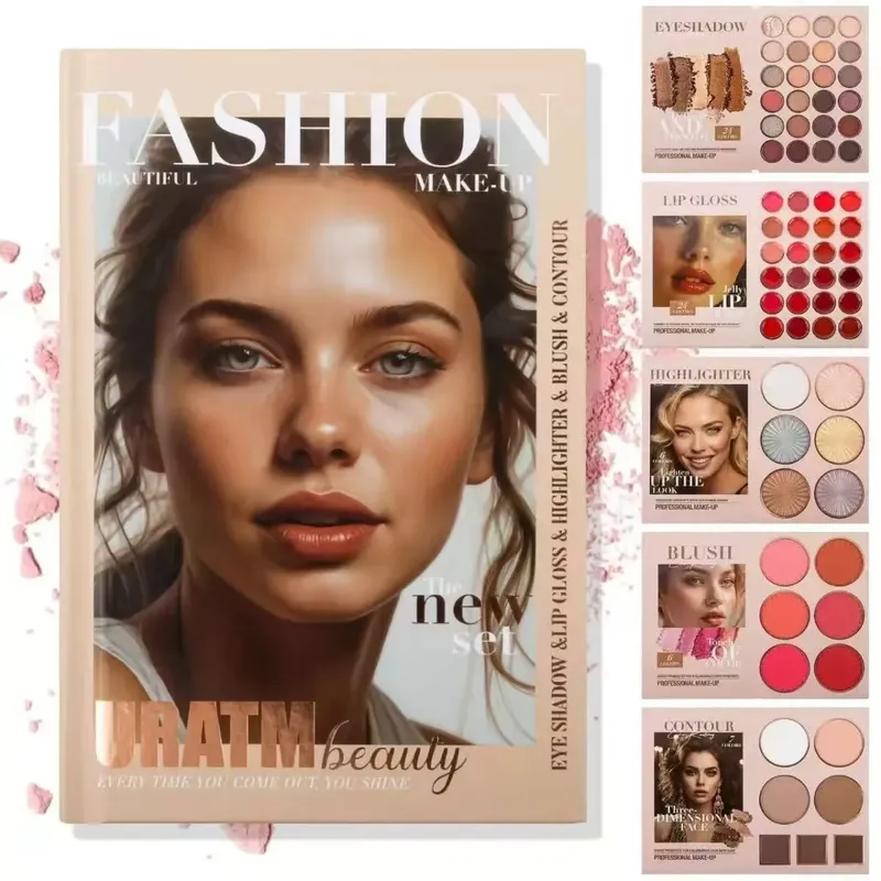 67-Color Multi-Layered Beauty Book Palette a Makeup Book That Combines Blush Contouring and Highlighter Rich Colors — image 2