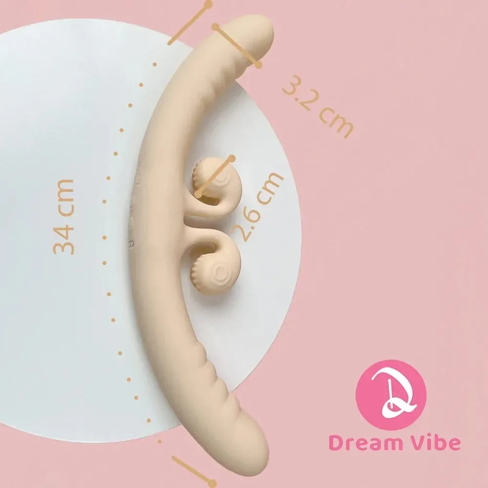4motorový dvojitý vibrátor dildo 10 silných vibrací Dámský masážní přístroj Lesbická láska Hračka Dárek Penetrace Sex Toy Girl — image 5
