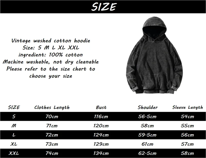 Reze Chainsaw Man Anime Retro Hoodies Harajuku Vintage Washed Streetwear Men Women Clothing Long Sleeves 100% Cotton Hooded Tops — image 6