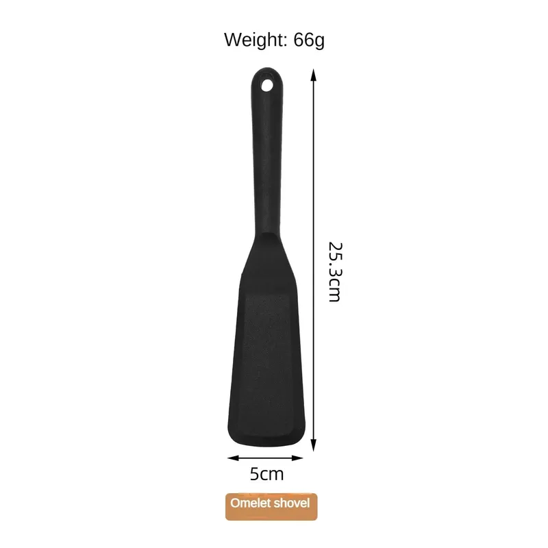 1/10PCS Food-Grade Silicone Kitchen Tools Set Heat-Resistant Slotted Spoon for Non-Stick Cookware & Hot Pot Multi-Use Strainer — image 8