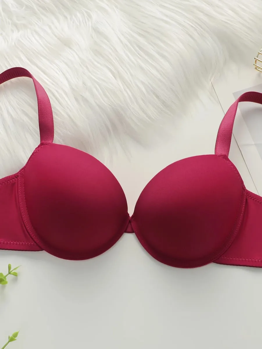 Sexy thick padded bra with steel support is suitable for small breasts to show off their size Women's underwear set B2051 — image 3