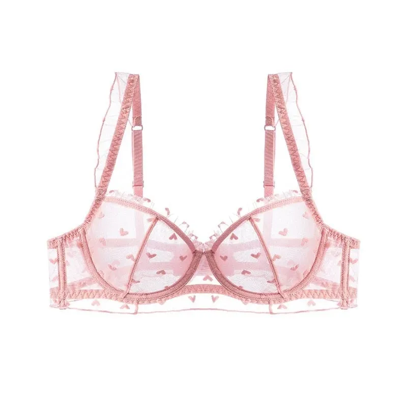 2025 Summer Minimizer Bra Ultra-Thin Wireless No Sponge Lace Bralette Pure Sensual Support Big Bust Sheer Comfort — image 9