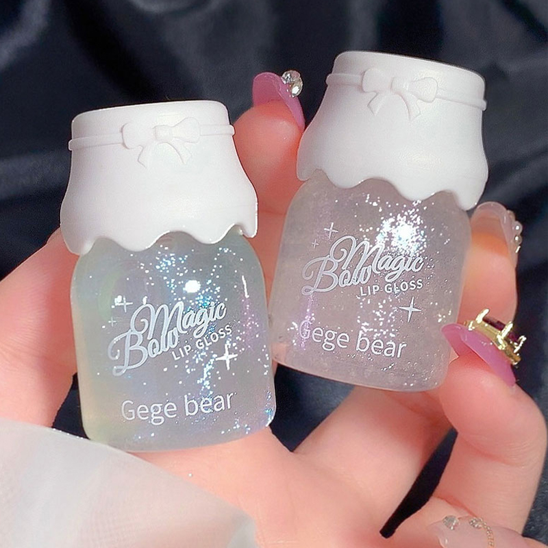 Butterfly shaped milk can lip balm moisturizes and moisturizes the mirror surface with a shimmering and pouty lips — image 4