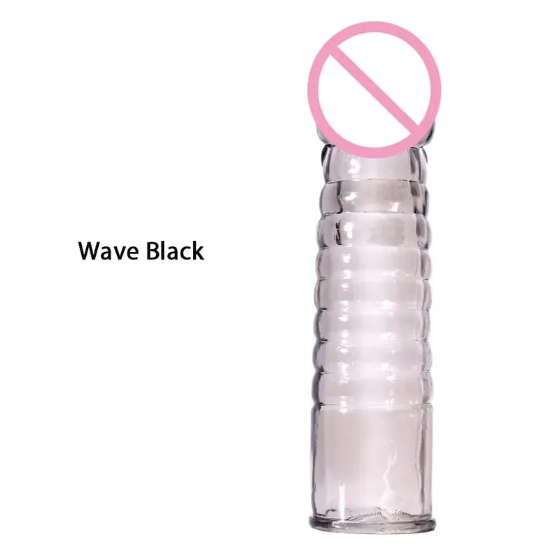 Delay Spray Clit Penis Extensions Condom Sleeve Male Enlargement Massager Cock Ring Cover Adult Sex Toys Penis Cock Ring — image 8