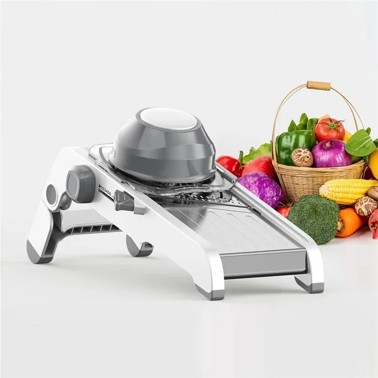 18 in 1 Adjustable Mandoline Vegetable Slicer Stainless Steel Vegetable Slicer Julienne Slicer for Potato Onion JT214