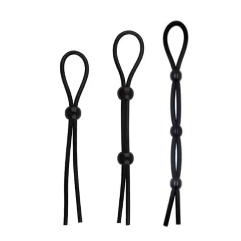 Adjustable Silicone Time Delay Erection Cock Rings Sexy Penis Rings Sex Products Men's Appliances And Adult Products