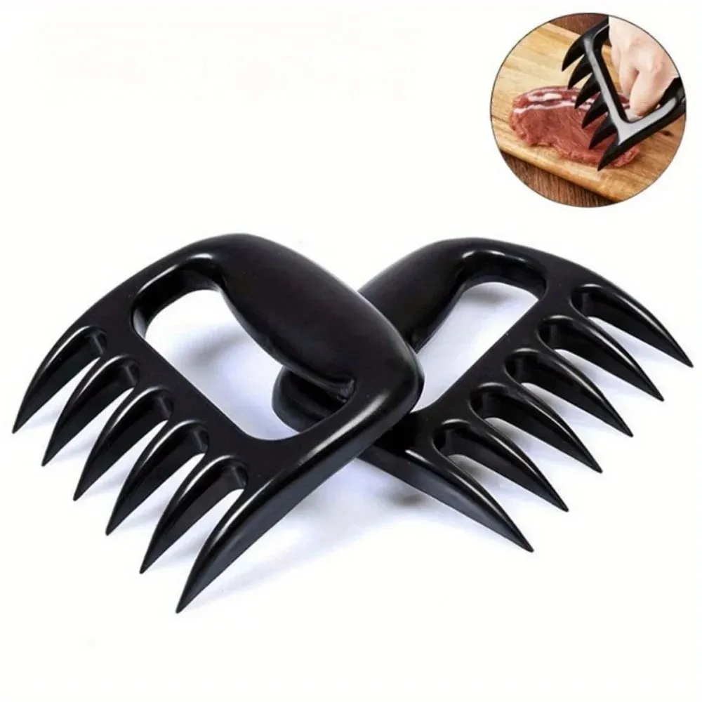 2PCS Quick Ripper Black Bear Claw Meat Splitter Multi-Purpose Meat Handling Tool Cooking Accessories