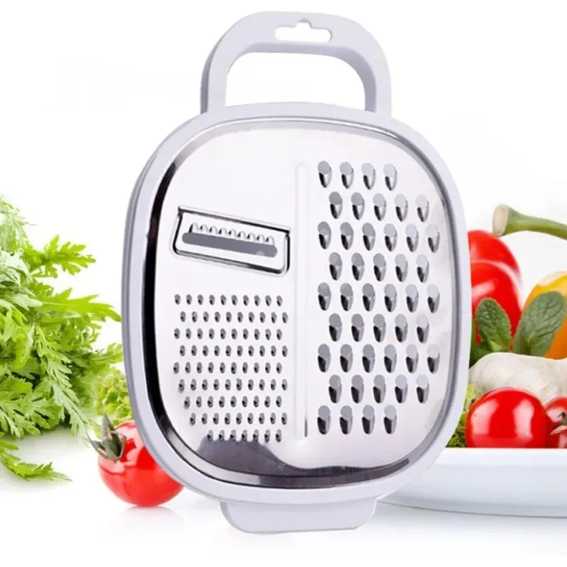 4-in-1 Plastic Manual Vegetable Chopper Slicer Cheese Carrot Shredder Potato Grater French Fry Cutter Kitchen Fruit Accessories — image 2