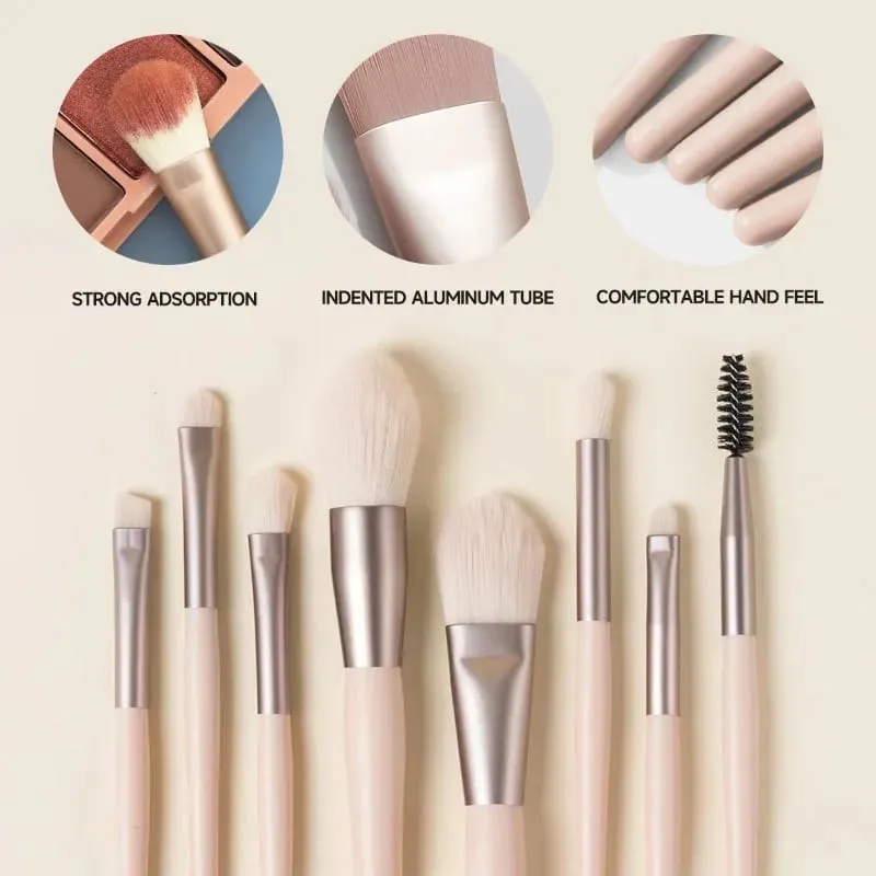 13PCS Face Set Eye Shadow Plate+eye Black+eyeliner Pen+eyebrow Pencil+mascara Clip+8 Makeup Brushes To Create A Beautiful Look — image 6