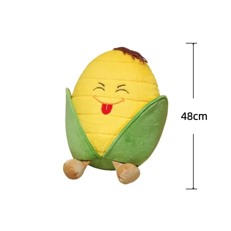 Milho batatas fritas perna de frango lance travesseiro simulação comida pelúcia sofá almofada adoravelmente decoração do quarto brinquedo acompanhar brinquedo do sono presente criativo — image 16