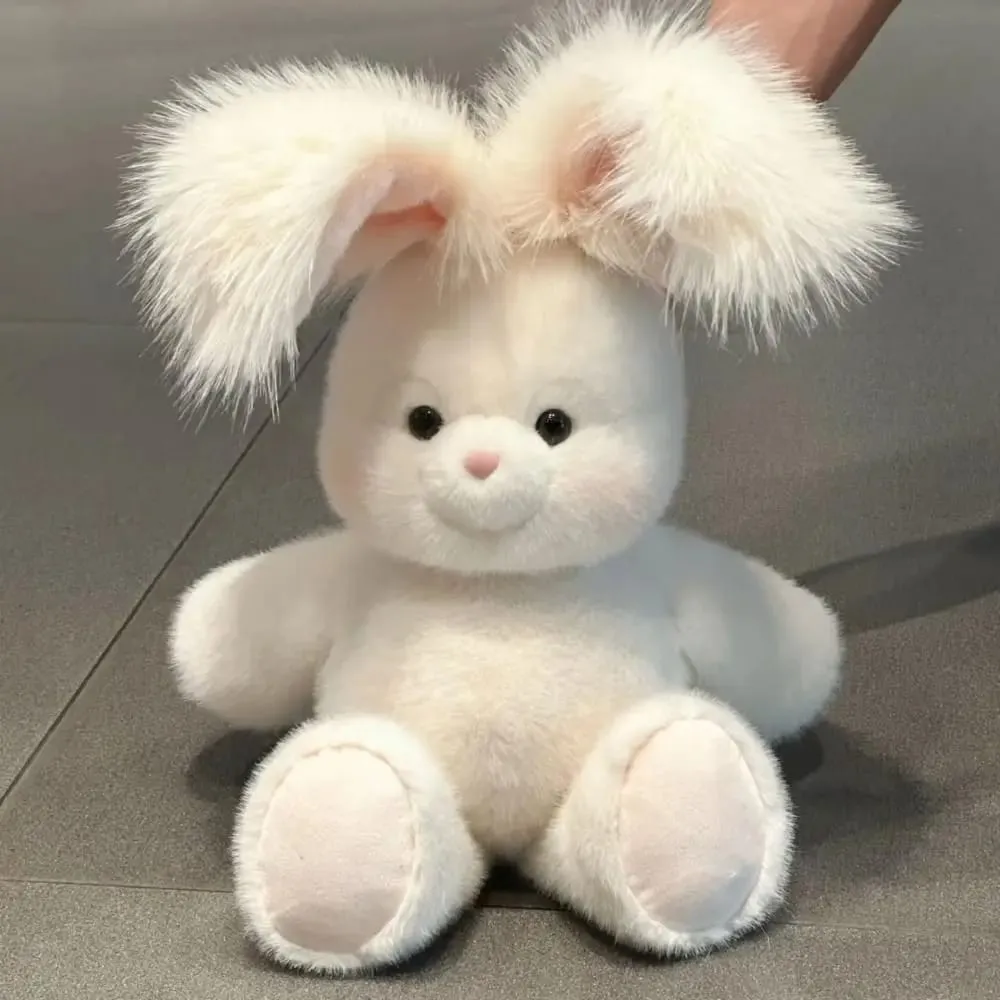 Oreiller en peluche lapin doux, cadeau créatif, soutien émotionnel, jouet en peluche de 17.7 pouces avec longue oreille, oreiller en peluche mignon — image 2