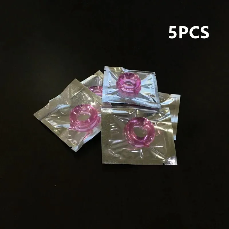 5/10pcs Silicone Durable Penis Ring Adult Men Ejaculation Delay Cock Rubber Rings Penis Enlargement Sex Toys For Male Sex Ring — image 17