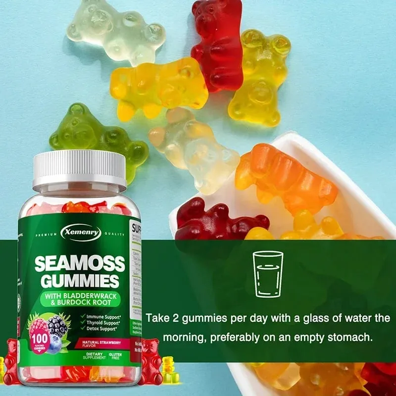 SEA MOSS Gummies - Supports Thyroid Skin Joint Health Gut Cleansing Antioxidant — image 6