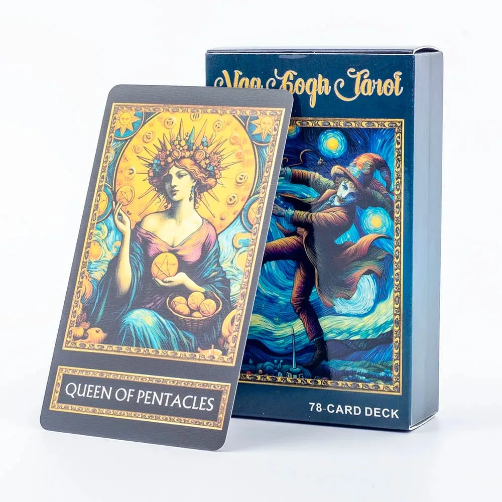 Van Gogh Tarot 78 Card Deck Board Games Illustration Divination Wisdom Oracle Cards Party Desktop Toy Entertainment Leisure — image 1